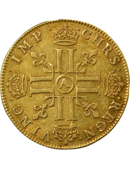 Louis XIII A la Mèche Courte 2 louis d'or Or 1640 A - Paris