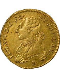 Louis XVI au Buste habillé 2 louis d'or Or 1775 I Limoges 2