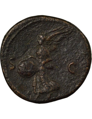 Rome Empire Néron Victoria 1 as Cuivre 66 R Rome