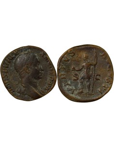 Rome Empire Alexandre Sévère Virtus Augusti 1 sesterce Bronze 228 R Rome