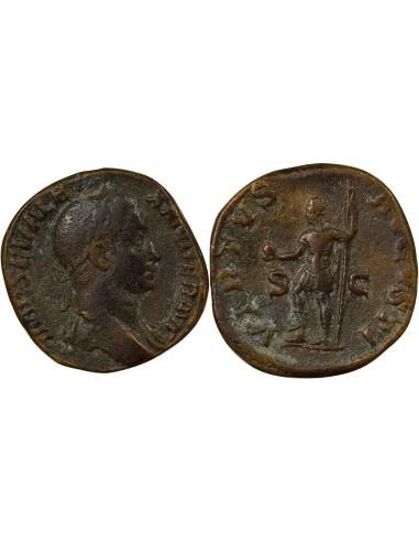 Rome Empire Alexandre Sévère Virtus Augusti 1 sesterce Bronze 228 R Rome