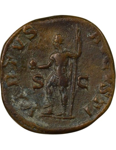 Rome Empire Alexandre Sévère Virtus Augusti 1 sesterce Bronze 228 R Rome