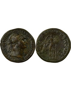 Rome Empire Trajan Victoires sur les Daces 1 sesterce Laiton 107 R Rome