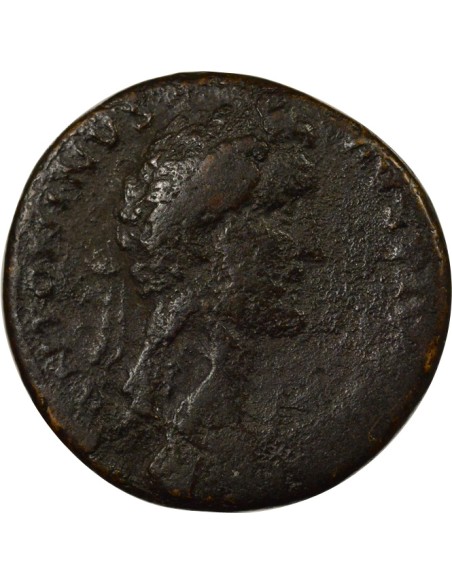 Rome Empire Antonin le Pieux Fides debout 1 sesterce Laiton 139 R Rome