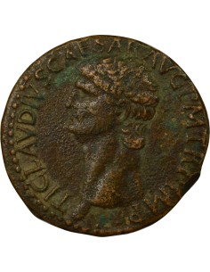 Rome Empire Claude Constantia debout 1 as Cuivre 42-50 R Rome 2
