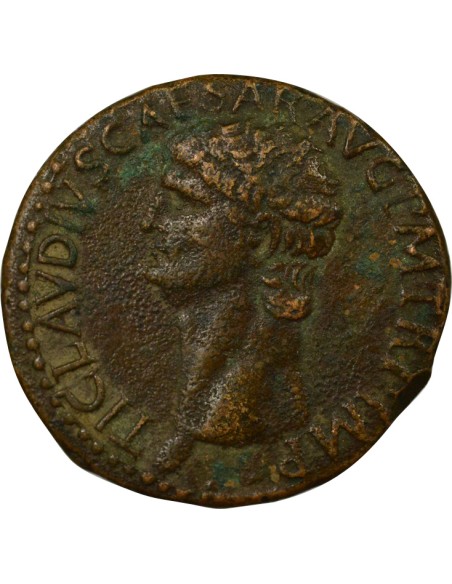 Rome Empire Claude Constantia debout 1 as Cuivre 42-50 R Rome