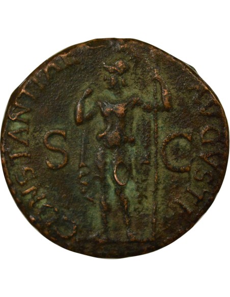 Rome Empire Claude Constantia debout 1 as Cuivre 42-50 R Rome