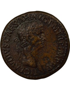 Rome Empire Claude Spes Debout 1 sesterce Cuivre 50-54 R Rome 2