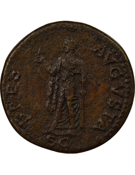 Rome Empire Claude Spes Debout 1 sesterce Cuivre 50-54 R Rome