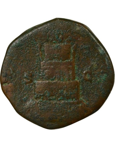 Rome Empire Marc Aurèle Bûcher Funéraire 1 sesterce Laiton 180 R Rome