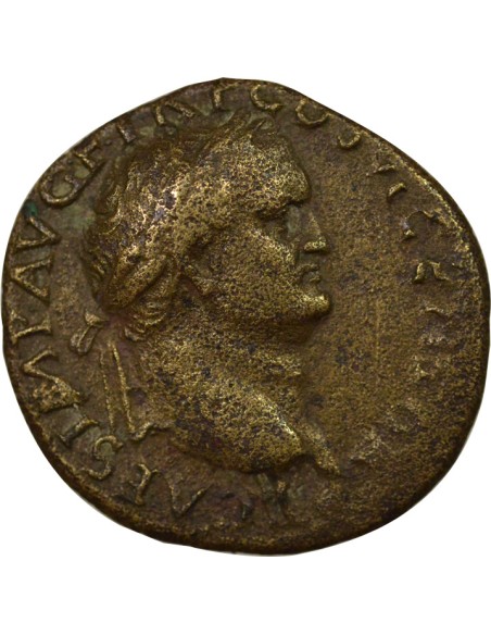 Rome Empire Titus Pax debout 1 as Laiton 77 D Lyon