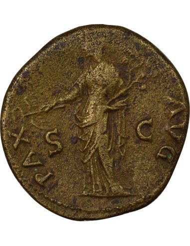 Rome Empire Titus Pax debout 1 as Laiton 77 D Lyon