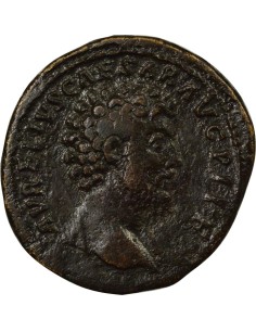 Rome Empire Marc Aurèle Empereur en Quadrige 1 sesterce Laiton 161 R Rome 2