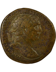 Rome Empire Trajan Salus Assis 1 sesterce Laiton 107 R Rome 2