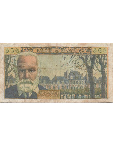 5 NF - Victor Hugo - 07-02-1963 - Série A.100 5 nf 1963