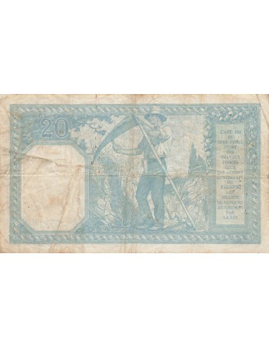 20 Francs - Bayard - 15-02-1917 - Série U.1534 20 francs 1917