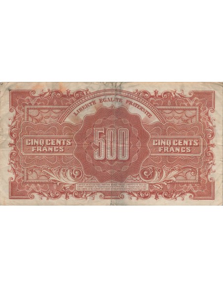 500 Francs - Marianne - 1945 - Lettre L 500 francs 1945