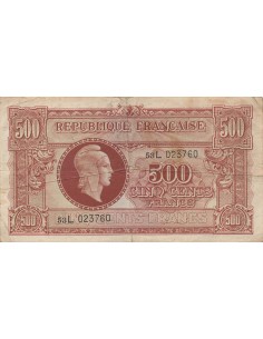 500 Francs - Marianne - 1945 - Lettre L 500 francs 1945 2