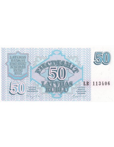 Lettonie 50 Roubles - 1992 - P.40 25 lati 1992