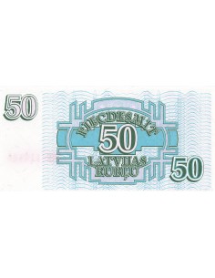 Lettonie 50 Roubles - 1992 - P.40 25 lati 1992 2
