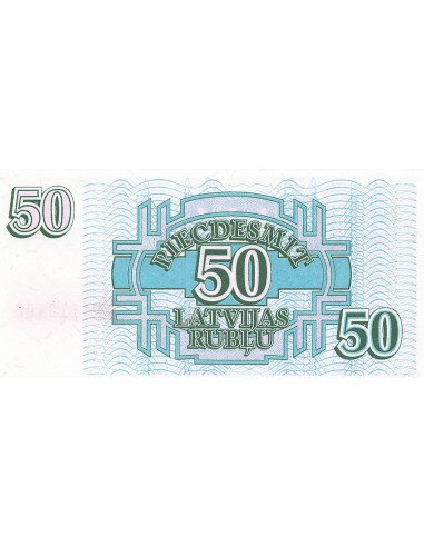 Lettonie 50 Roubles - 1992 - P.40 25 lati 1992