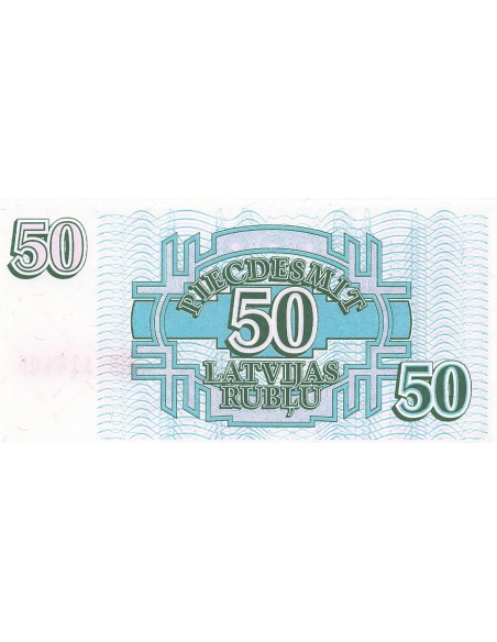 Lettonie 50 Roubles - 1992 - P.40 25 lati 1992