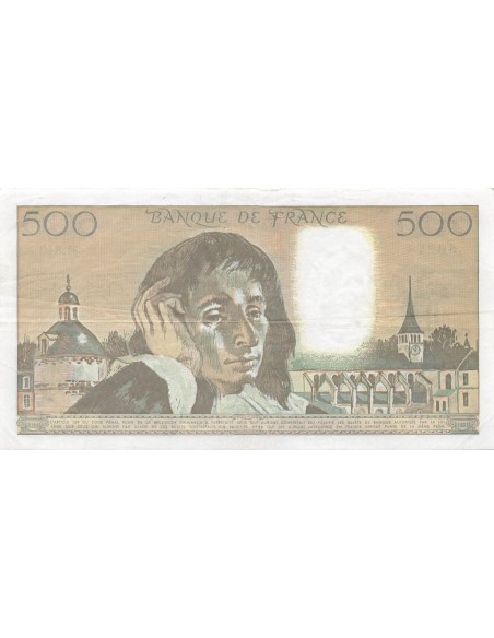500 Francs Pascal - 03-01-1991 - Série M.340 500 francs 1991