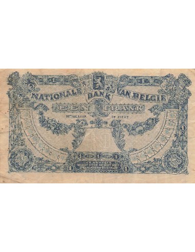 Belgique 1 Franc - 01-12-1920 - P.92 1 franc 1920