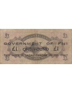 Fidji 1 Pound - sur Nvlle-Zélande Tawhiao - ND (1942) - P.45 1 pound 1942 2