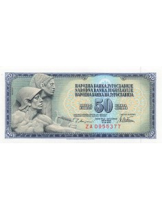 Yougoslavie 50 Dinara - 1978 - Remplacement - P.89a 50 dinara 1978
