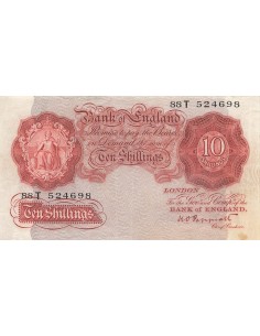 Royaume-Uni 10 Shillings - Britannia - ND (1934-39) - P.362c 10 shillings 1934