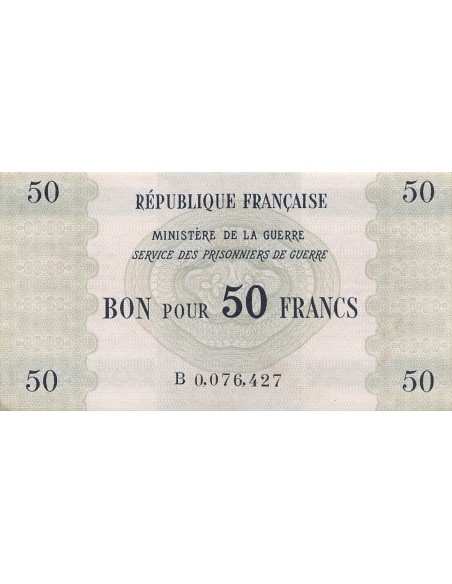 50 Francs - Prisonniers de Guerre - ND (1945) 50 francs 1945