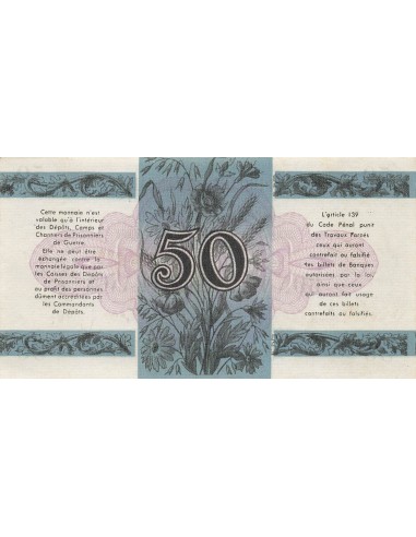50 Francs - Prisonniers de Guerre - ND (1945) 50 francs 1945