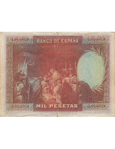Espagne 1000 Pesetas - Fernando III - 1928 - P.78 1000 pesetas 1928 2