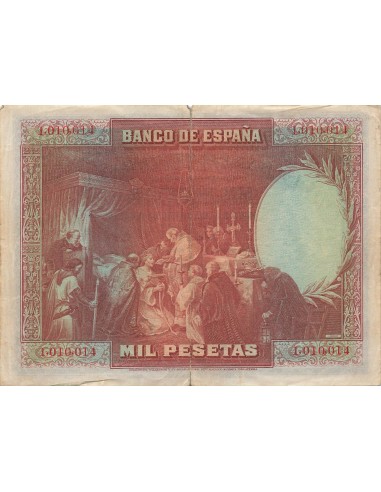 Espagne 1000 Pesetas - Fernando III - 1928 - P.78 1000 pesetas 1928