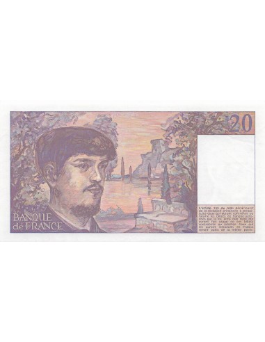20 Francs - Debussy - 1983 - Série D.010 20 francs 1983