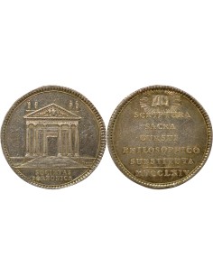 Antoine de la Roche Aymon Sorbonne 1 jeton Argent 1764