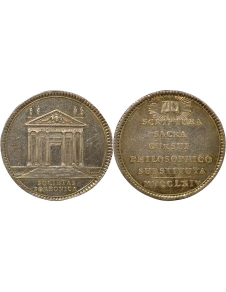 Antoine de la Roche Aymon Sorbonne 1 jeton Argent 1764