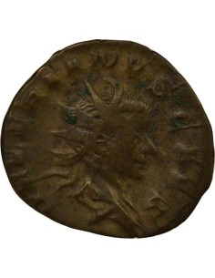 Rome Empire Valérien II Jupiter & Amalthée 1 antoninien Billon 257-258 Trèves 2