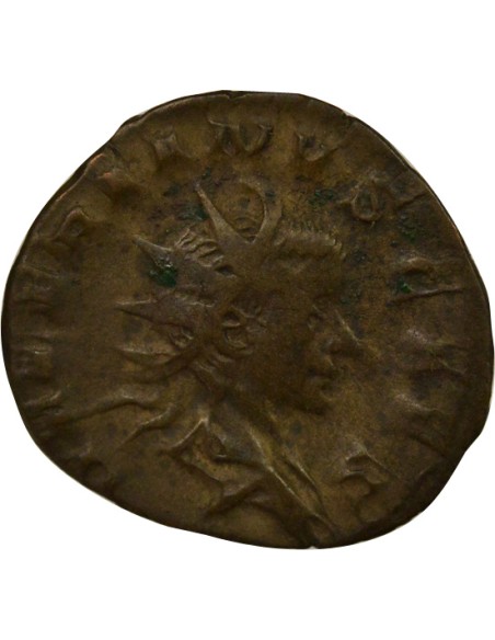 Rome Empire Valérien II Jupiter & Amalthée 1 antoninien Billon 257-258 Trèves