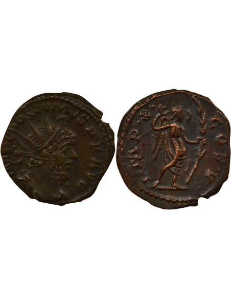 Empire des Gaules Postume Pax debout 1 antoninien Billon 269 Trèves