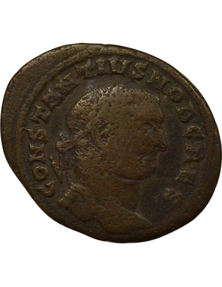 Rome Empire Constance Ier Chlore Génie du Peuple Romain 1 ae Cuivre 297 D Lyon