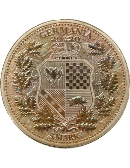 Allemagne Italia & Germania 5 mark Argent 2020 Jelenia Gora
