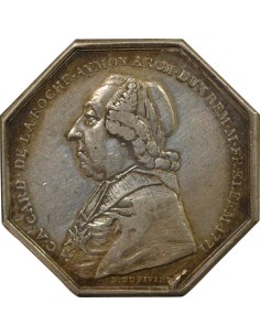 Antoine de la Roche Aymon Chambre du Clergé de Reims 1 jeton Argent 1771 2