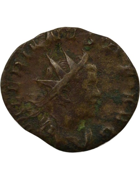 Rome Empire Valérien Ier Temple de Vulcain 1 antoninien Billon 259-260 Trèves