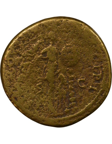 Rome Empire Trajan Victoire sur les Daces 1 sesterce Laiton 107 R Rome