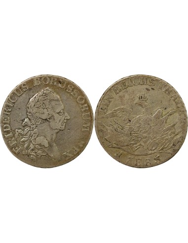 Etats Allemands (Prusse) Frédéric II de Prusse Frédéric II - Thaler Argent - 1783 E Königsberg 1 thaler Argent 1783 Königsberg