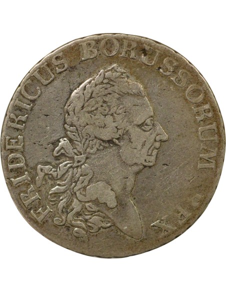 Etats Allemands (Prusse) Frédéric II de Prusse Frédéric II - Thaler Argent - 1783 E Königsberg 1 thaler Argent 1783 Königsberg