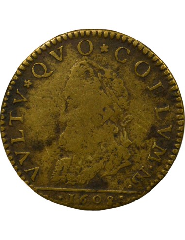 Roi de Navarre et de France Conseil du Roi 1 jeton Laiton 1608