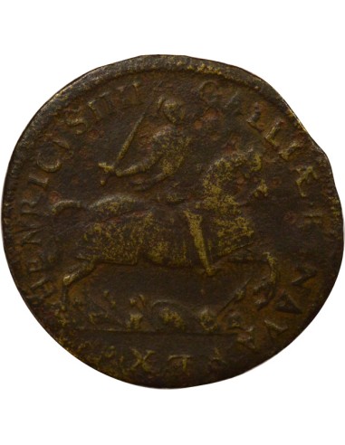 Roi de Navarre et de France Henri IV - Jeton de Compte Laiton - 1600 Nuremberg 1 jeton Laiton 1600 Nuremberg